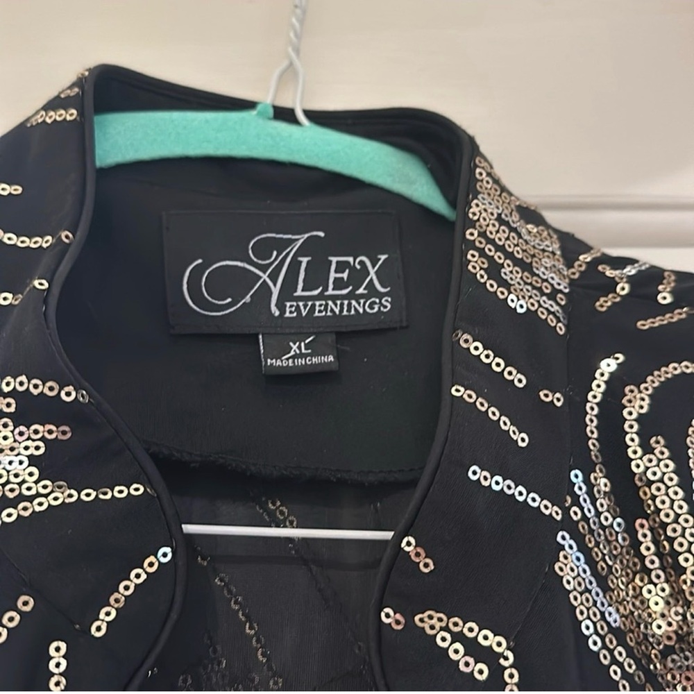 Alex Evenings Beaded Jacket & Shell - Picture 2 of 5